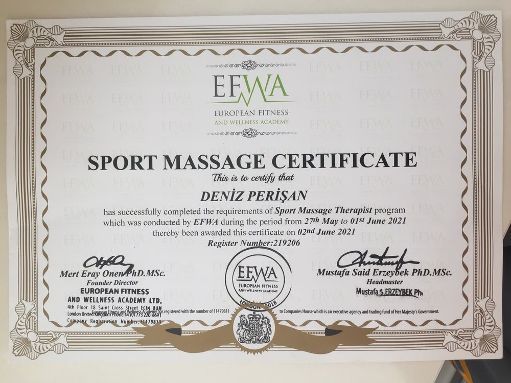 Sport Massage Certificate