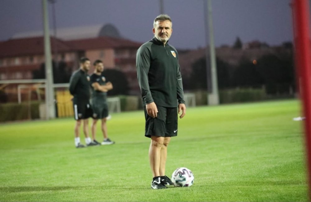 Deniz Perişan on the training pitch